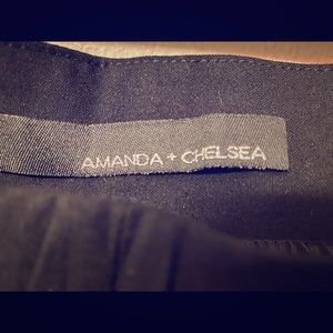 Women’s Narrow cut size zip black dress slacks